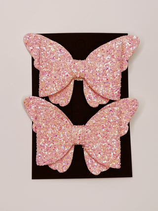 Glitter Bows - Two Pack