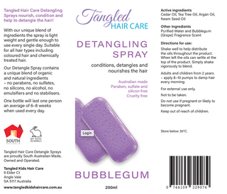 Tangled Hair Care Detangling Sprays x 3