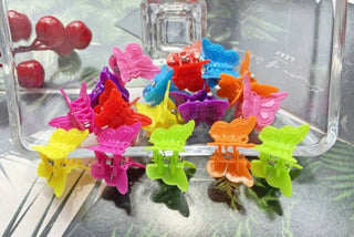 Mini Butterfly Clips -Bright colours