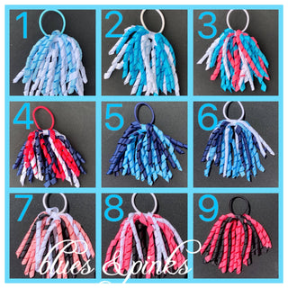 Korkers Hair Ties - Pinks & Blues | Oaklands, Moodbury Westfields