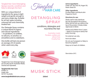 Tangled Hair Care Detangling Sprays x 3
