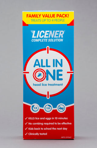 Licener Single Treatment Family Pack 200ml Bottle with gloves - Tangled Hair Care