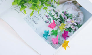 Mini Butterfly Clips -Bright colours - Tangled Hair Care