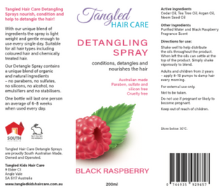 Tangled Hair Care Detangling Spray (1 spray) - Tangled Hair Care