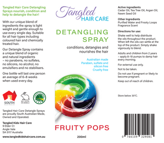 Tangled Hair Care Detangling Spray (1 spray) - Tangled Hair Care